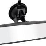 Rear View Mirror, Universal Thickened Anti-glare HD Car Interior Rear View Mirror-(With Adjustable Suction Cup)