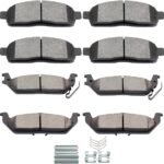 8 Pieces Combined Front & Rear Brake Pad Set