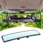 Car HD Rearview Mirrors 12 Inch, Interior Clip-on Panoramic Rear View Mirror, Wide Viewing Range Rear View Mirror, Universal Use for Cars, s, Trucks, Vehicles