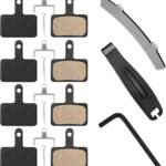 4 Sets Bicycle Disc Brake Pads, Comes with Fitting Tools, Suitable for Mountain Bikes & Electric Bikes