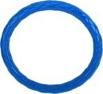 Universal Car Steering Wheel Cover Steering Wheel Protective Sleeve, for 47.5-48.9cm, Sweatproof, Faux Leather Rubber, Blue
