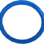 Universal Car Steering Wheel Cover Steering Wheel Protective Sleeve, for 47.5-48.9cm, Sweatproof, Faux Leather Rubber, Blue