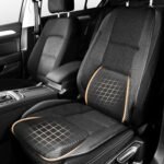 Car Seat Cushion - Memory Foam Car Seat Pad with Breathable Mesh, Relief Back Pain, Universal Fit, Easy to Install, Cushion Set for SUV/Truck/Car – Black